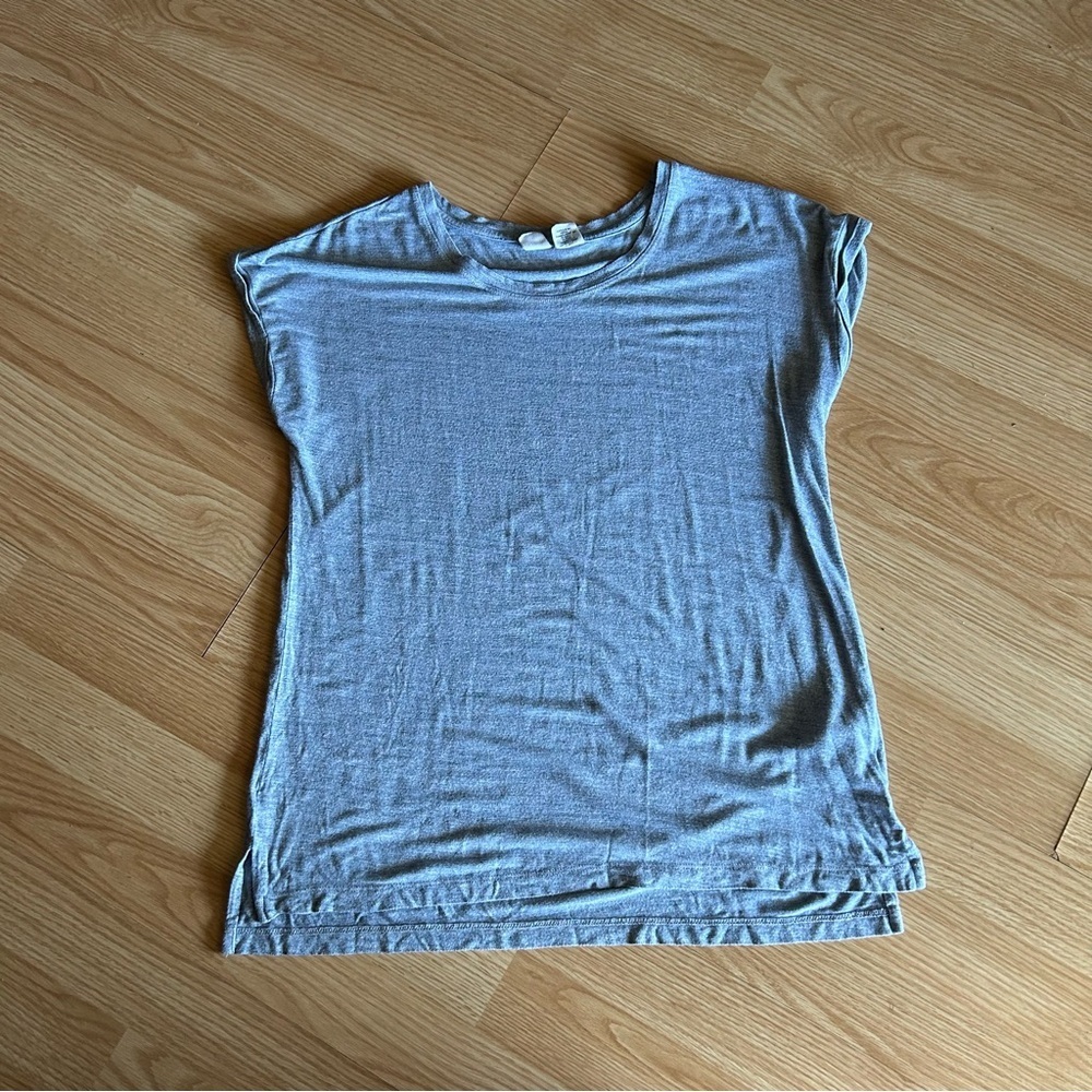 Artisan NY Light Blue Cap Sleeve Blouse Small